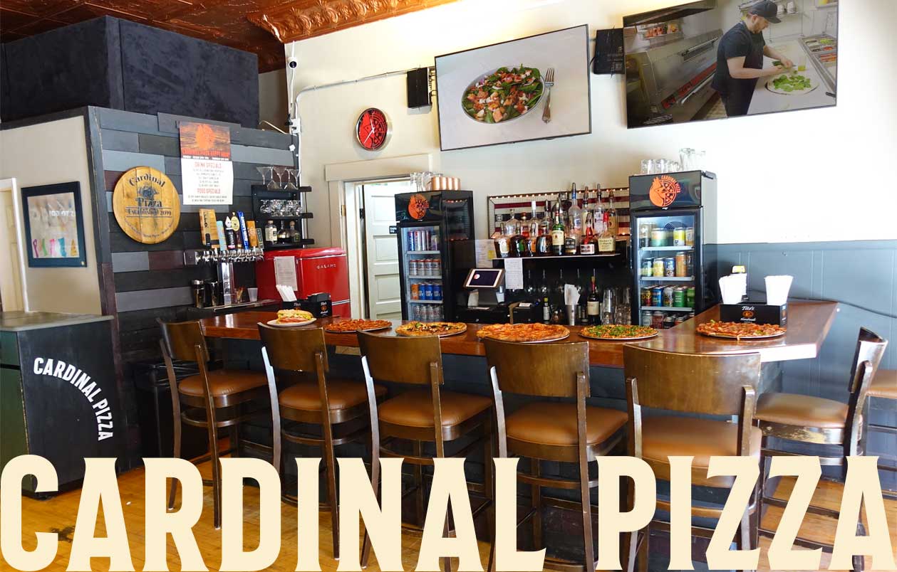 Inside Cardinal Pizza Shop Restaurant